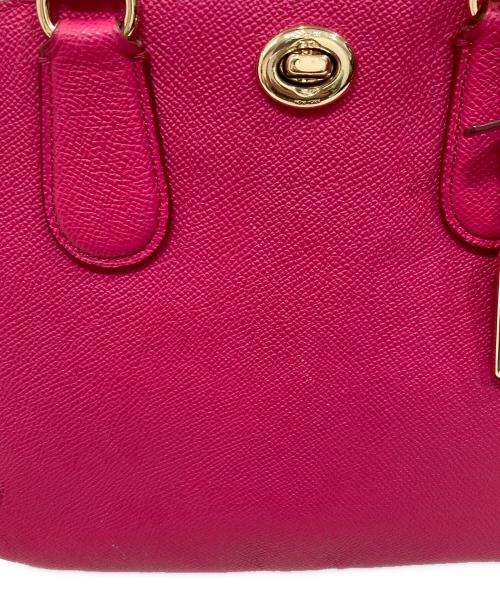 COACH（コーチ）COACH (コーチ) 2WAYショルダーバッグ ピンクの古着・服飾アイテム