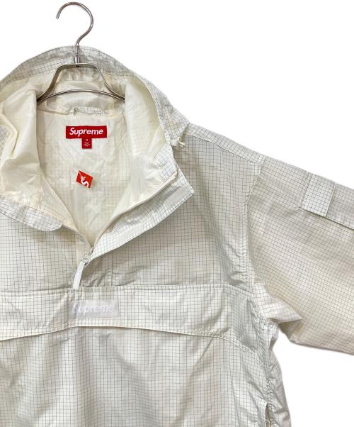 SUPREME（シュプリーム）Supreme (シュプリーム) Reflective Ripstop Anorak ホワイト サイズ:Mの古着・服飾アイテム