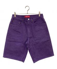SUPREME（シュプリーム）の古着「Baggy Jean Short/バギージーンショート」｜パープル