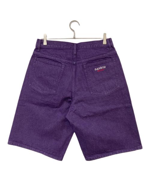 SUPREME（シュプリーム）SUPREME (シュプリーム) Baggy Jean Short/バギージーンショート パープル サイズ:SIZE 76cm (W30)の古着・服飾アイテム