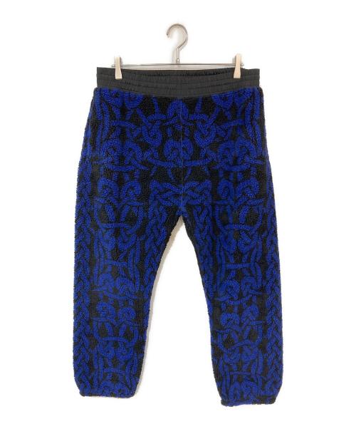 SUPREME（シュプリーム）SUPREME (シュプリーム) celtic knot WINDSTOPPER Fleece Pant ブルー×ブラック サイズ:Lの古着・服飾アイテム