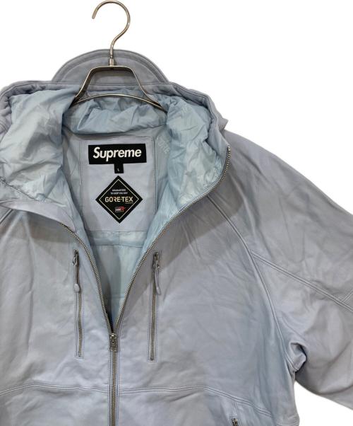 SUPREME（シュプリーム）SUPREME (シュプリーム) GORE-TEX Leather Jacket グレー サイズ:Lの古着・服飾アイテム