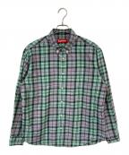 SUPREMEシュプリーム）の古着「Plaid Flannel Shirt」｜グリーン×グレー