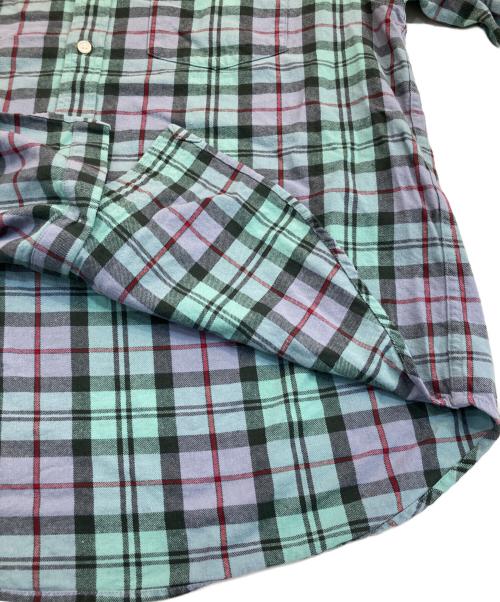 SUPREME（シュプリーム）Supreme (シュプリーム) Plaid Flannel Shirt グリーン×グレー サイズ:Mの古着・服飾アイテム