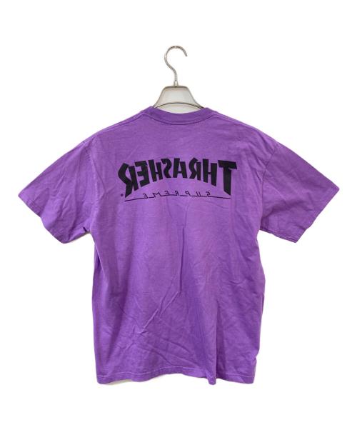 SUPREME（シュプリーム）Supreme (シュプリーム) Thrasher Harold Tee パープル サイズ:Mの古着・服飾アイテム