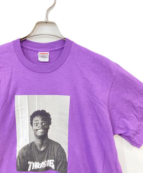 SUPREME（シュプリーム）Supreme (シュプリーム) Thrasher Harold Tee パープル サイズ:Mの古着・服飾アイテム