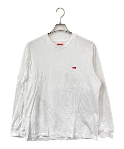 SUPREME（シュプリーム）Supreme (シュプリーム) スモールボックスロゴロンT ホワイト サイズ:Mの古着・服飾アイテム