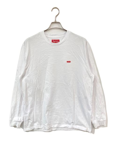 SUPREME（シュプリーム）Supreme (シュプリーム) スモールボックスロゴロンT ホワイト サイズ:Lの古着・服飾アイテム