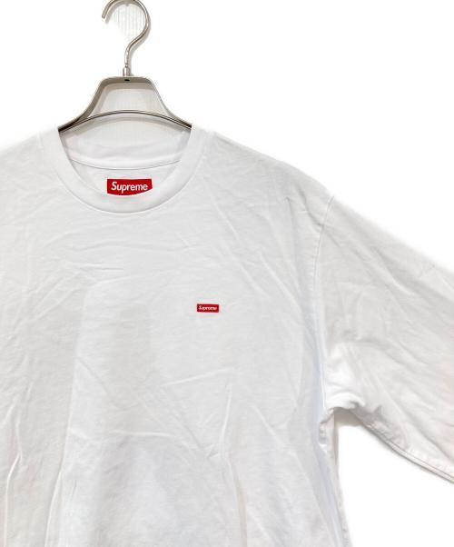 SUPREME（シュプリーム）Supreme (シュプリーム) スモールボックスロゴロンT ホワイト サイズ:Lの古着・服飾アイテム