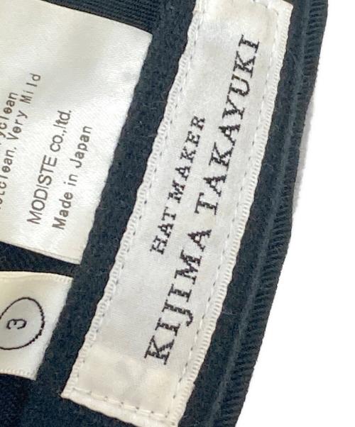 kijima takayuki（キジマタカユキ）kijima takayuki (キジマタカユキ) キャップ ブラックの古着・服飾アイテム