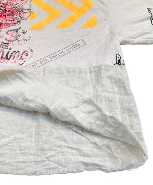 TOKIO（トキオ）tokio (トキオ) リメイクTシャツ ホワイト サイズ:Lの古着・服飾アイテム