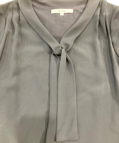 UNTITLED（アンタイトル）UNTITLED (アンタイトル) ブラウス ブラック サイズ:SIZE 2の古着・服飾アイテム