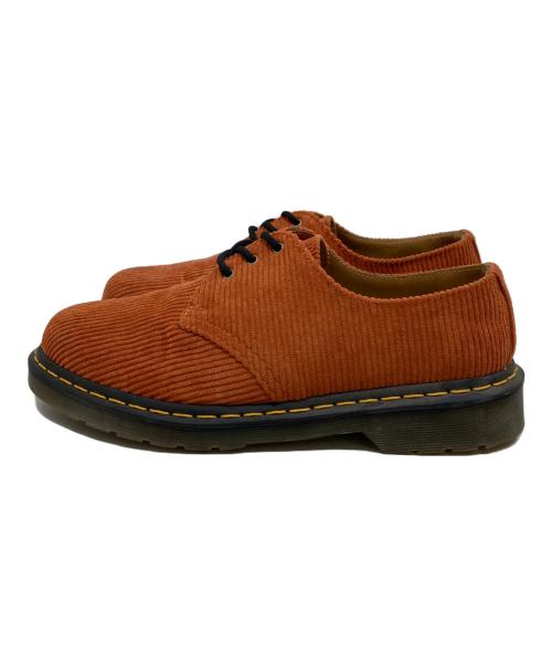 Dr.Martens（ドクターマーチン）Dr.Martens (ドクターマーチン) ３ホールコーデュロイシューズ オレンジ サイズ:SIZE UK9の古着・服飾アイテム