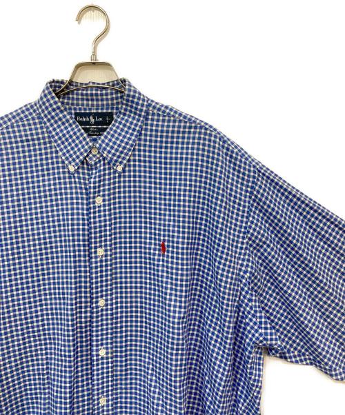 RALPH LAUREN（ラルフローレン）RALPH LAUREN (ラルフローレン) Blake ギンガムチェックシャツ ブルー サイズ:XXLの古着・服飾アイテム