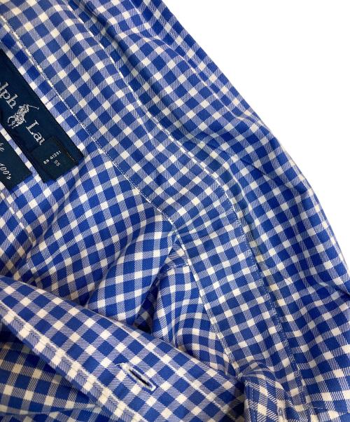 RALPH LAUREN（ラルフローレン）RALPH LAUREN (ラルフローレン) Blake ギンガムチェックシャツ ブルー サイズ:XXLの古着・服飾アイテム
