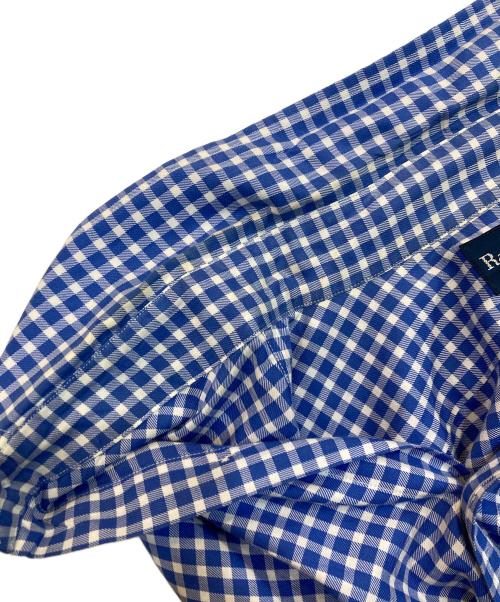 RALPH LAUREN（ラルフローレン）RALPH LAUREN (ラルフローレン) Blake ギンガムチェックシャツ ブルー サイズ:XXLの古着・服飾アイテム