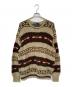 POLO RALPH LAUREN（ポロ・ラルフローレン）の古着「HAND KNIT ノルディック柄 モヘヤ混ニット」｜ベージュ