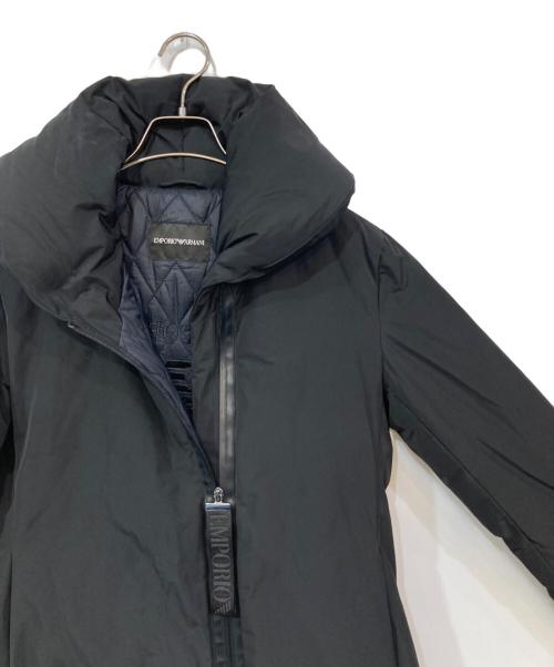 EMPORIO ARMANI（エンポリオ アルマーニ）EMPORIO ARMANI (エンポリオアルマーニ) エコファーコート ブラック サイズ:01の古着・服飾アイテム