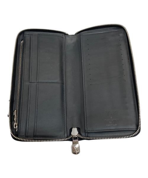 LOUIS VUITTON（ルイ ヴィトン）LOUIS VUITTON (ルイ ヴィトン) ダミエアンフィニ3D ジッピーウォレット ブルーの古着・服飾アイテム