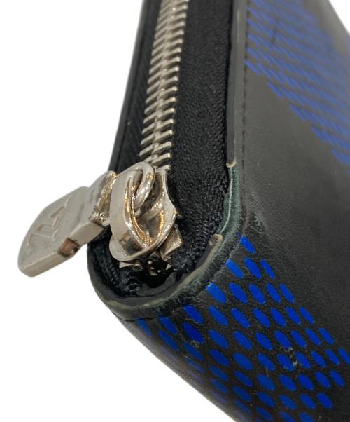 LOUIS VUITTON（ルイ ヴィトン）LOUIS VUITTON (ルイ ヴィトン) ダミエアンフィニ3D ジッピーウォレット ブルーの古着・服飾アイテム