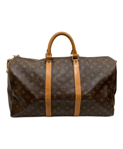 LOUIS VUITTON（ルイ ヴィトン）LOUIS VUITTON (ルイ ヴィトン) キーポル・バンドリエール50 ブラウンの古着・服飾アイテム