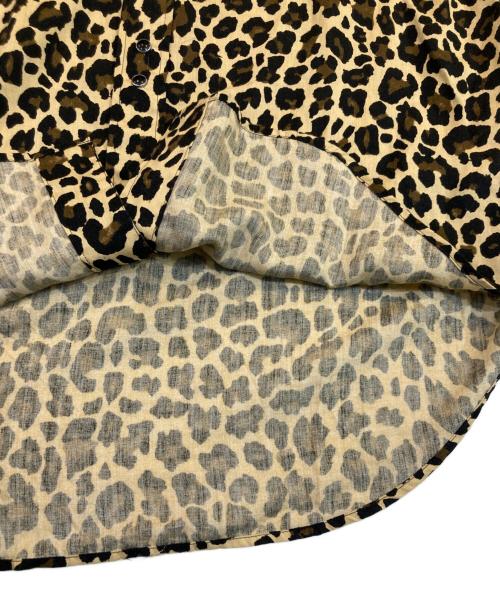 JOHN LAWRENCE SULLIVAN（ジョン ローレンス サリバン）JOHN LAWRENCE SULLIVAN (ジョン ローレンス サリバン) アニマル柄シャツ ブラック サイズ:48の古着・服飾アイテム