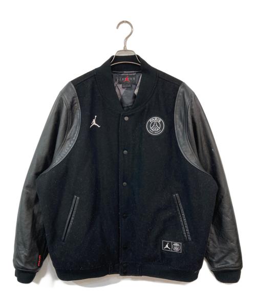 JORDAN（ジョーダン）JORDAN (ジョーダン) PARIS SAINT-GERMAIN (パリサンジェルマン) スタジャン ブラック サイズ:XXLの古着・服飾アイテム