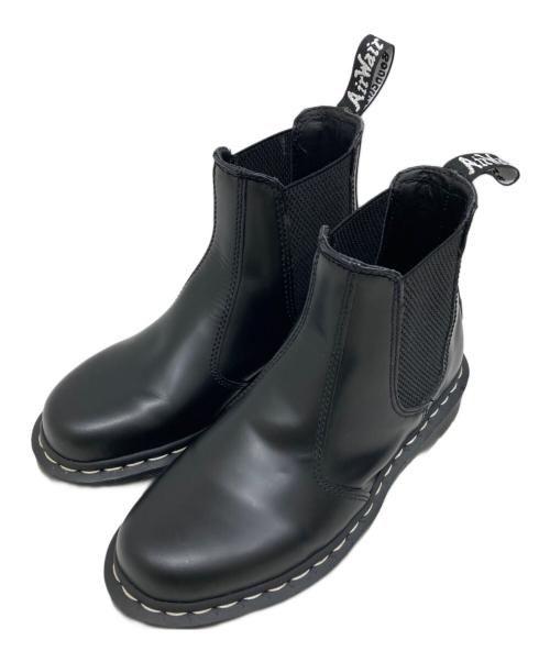Dr.Martens（ドクターマーチン）Dr.Martens (ドクターマーチン) 2976 ホワイトステッチ チェルシーブーツ ブラック サイズ:SIZE 37の古着・服飾アイテム