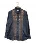 COMME des GARCONS HOMME PLUS（コムデギャルソンオムプリュス）の古着「刺繍デザインシャツ」｜ブラック