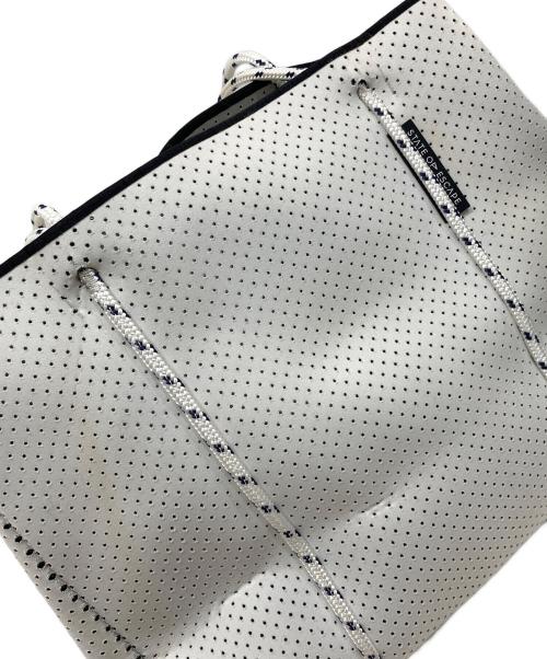 STATE OF ESCAPE（ステイトオブエスケープ）STATE OF ESCAPE (ステイトオブエスケープ) トートバッグ ホワイトの古着・服飾アイテム