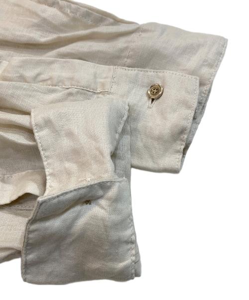 Spick and Span（スピック＆スパン）Spick and Span (スピックアンドスパン) 80リネンカシュクールビッグシャツ ホワイト サイズ:-の古着・服飾アイテム