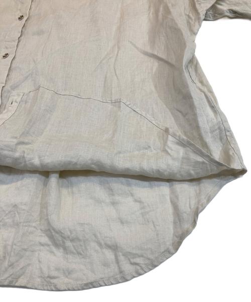 Spick and Span（スピック＆スパン）Spick and Span (スピックアンドスパン) 80リネンカシュクールビッグシャツ ホワイト サイズ:-の古着・服飾アイテム