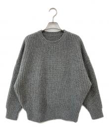 Noble（ノーブル）の古着「ラメ畦編みプルオーバー」｜グレー