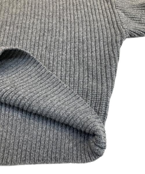 Noble（ノーブル）Noble (ノーブル) ラメ畦編みプルオーバー グレー サイズ:-の古着・服飾アイテム