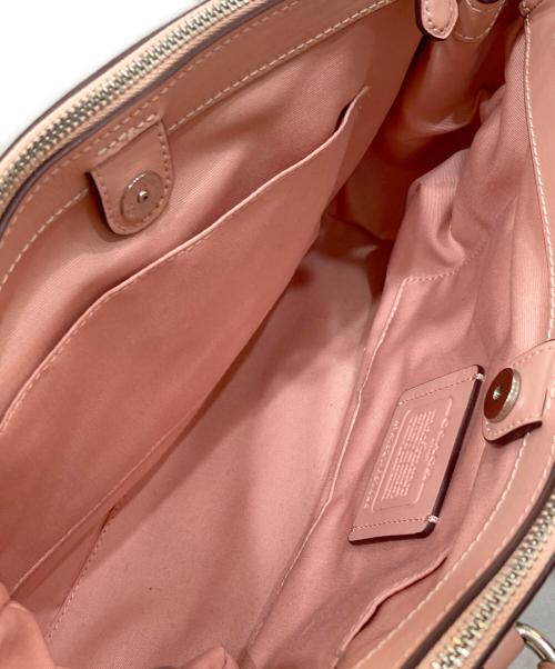 COACH（コーチ）COACH (コーチ) サリー キャリーオール シグネチャー キャンバス バッグ ベージュの古着・服飾アイテム