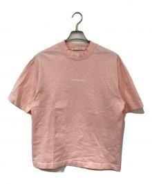Acne studios（アクネ ストゥディオズ）の古着「ロゴTシャツ」｜ピンク