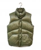 WOOLRICHウールリッチ）の古着「AIRY PLUS DOWN VEST」｜カーキ