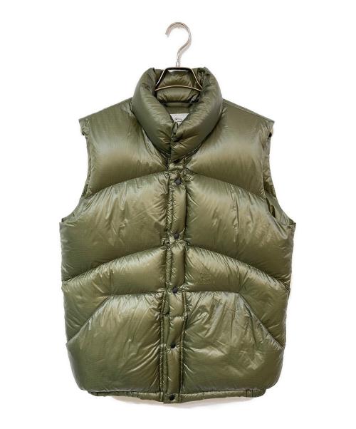 WOOLRICH（ウールリッチ）WOOLRICH (ウールリッチ) AIRY PLUS DOWN VEST カーキ サイズ:Sの古着・服飾アイテム