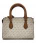 MICHAEL KORS (マイケル・コース) モノグラムショルダーバッグ アイボリー×ブラウン：8000円