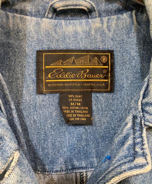 Eddie Bauer（エディーバウアー）Eddie Bauer (エディーバウアー) デニムコート インディゴ サイズ:SIZE Mの古着・服飾アイテム