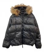 DUVETICAデュベティカ）の古着「ファー付ダウンジャケット」｜ブラック