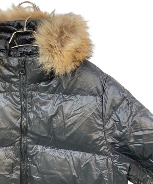DUVETICA（デュベティカ）DUVETICA (デュベティカ) ファー付ダウンジャケット ブラック サイズ:SIZE 48の古着・服飾アイテム
