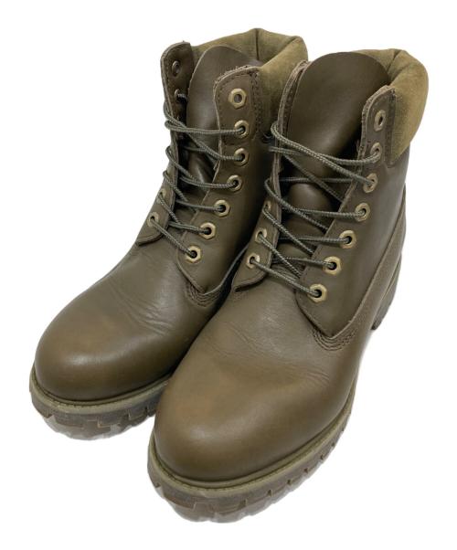 Timberland（ティンバーランド）Timberland (ティンバーランド) 6inch premium boots グリーン サイズ:7Wの古着・服飾アイテム