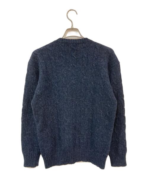 POLO RALPH LAUREN（ポロ・ラルフローレン）POLO RALPH LAUREN (ポロ・ラルフローレン) Vネックニット ネイビー サイズ:Lの古着・服飾アイテム