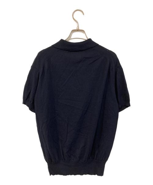 BATONER（バトナ―）BATONER (バトナ―) SHIPS (シップス) ニットポロシャツ ネイビー サイズ:SIZE Lの古着・服飾アイテム