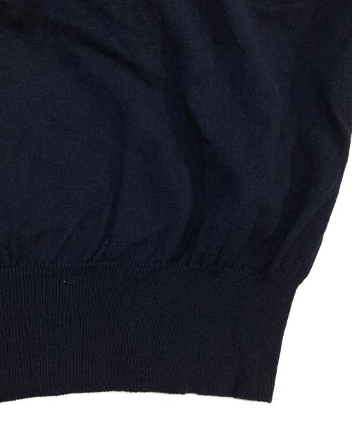 BATONER（バトナ―）BATONER (バトナ―) SHIPS (シップス) ニットポロシャツ ネイビー サイズ:SIZE Lの古着・服飾アイテム