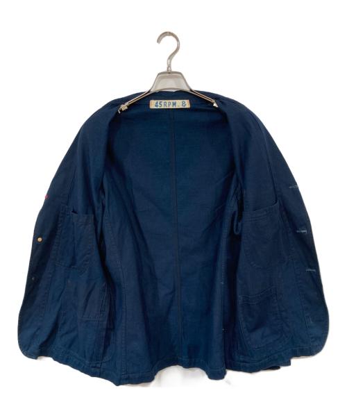 45rpm（45アールピーエム）45rpm (45アールピーエム) コットンテーラードジャケット ネイビー サイズ:4の古着・服飾アイテム