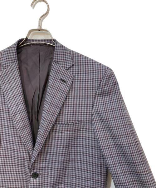 BRIONI（ブリオーニ）BRIONI (ブリオーニ) チェック2Bジャケット グレー サイズ:SIZE 48Cの古着・服飾アイテム