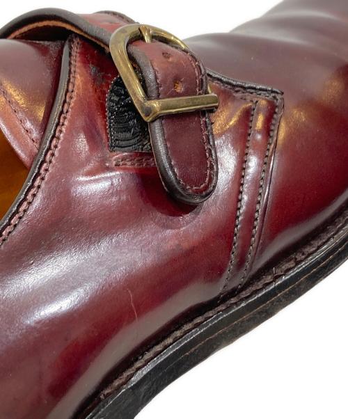 Alden（オールデン）ALDEN (オールデン) コードバンモンクストラップシューズ バーガンディー サイズ:6 1/2 Dの古着・服飾アイテム