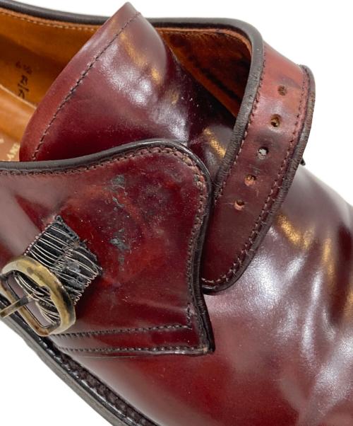 Alden（オールデン）ALDEN (オールデン) コードバンモンクストラップシューズ バーガンディー サイズ:6 1/2 Dの古着・服飾アイテム
